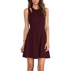 Rebecca Taylor Dress Cut Out Fit and Flare